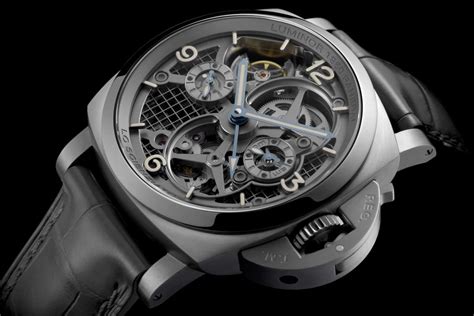 Panerai Lo Scienziato Luminor 1950 Tourbillon GMT Titanio 47 mm